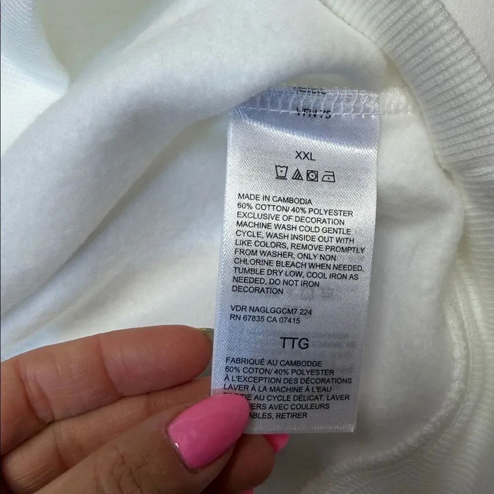 Nautica - White Crewneck with Black Lettering - Picture 8 of 8